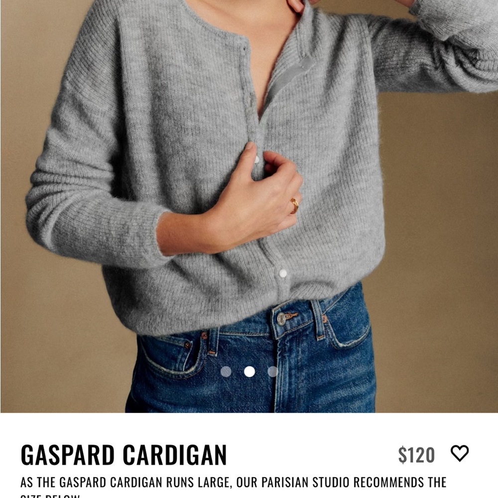 Sezane Amiel Jumper Red - Size XS - Picture 2 of 5
